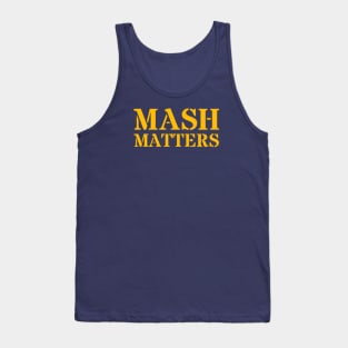 MASH Matters Logo - Yellow Tank Top